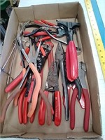 Group of assorted pliers