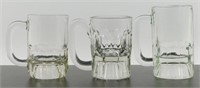 * 3 Glass A&W Style Mugs