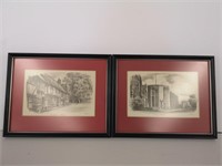 Two lovely framed prints by Judges