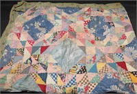 Vtg Quilt- Cabin in the Cotton- Hand Made- Twin