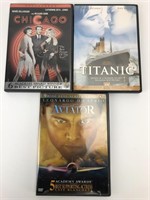 Three DVDs