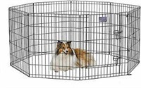 BLACK E-COAT EXERCISE PEN W24 X H30 IN