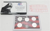 2007 Proof Silver U.S. State Quarter Set