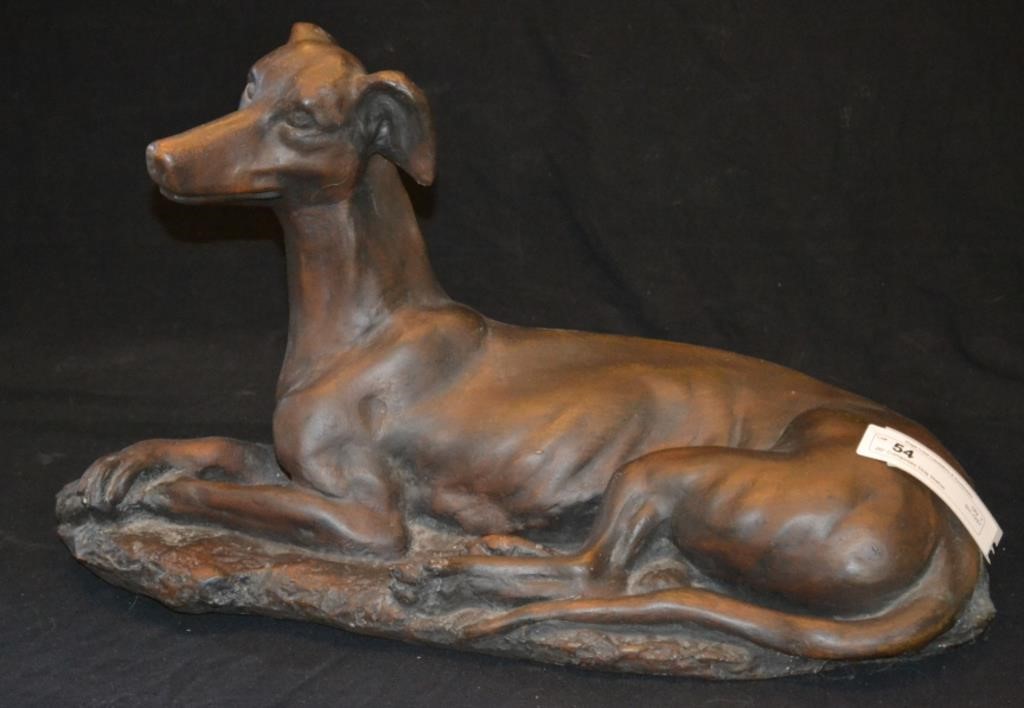 20" Composite Dog Statue