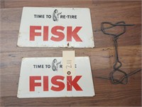 Disassembled "Fisk" Tire Stand