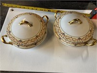 LIMOGES SERVING COVERED DISHES