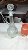 Decanters and other glass ware