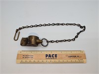 WW1 US Issued Trench Whistle w/ Original Chain