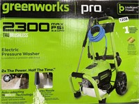 GREENWORKS ELECTRIC PRESSURE WASHER RET. $350