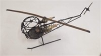 Helicopter Found Object Sculpture
