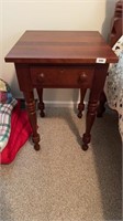 One drawer side table
