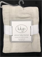 Lulujo cellular Baby Blanket New