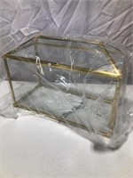 GLASS CARD BOX 12.6x5.9x9IN