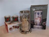 Christmas Candle holder, Mugs & Ornaments