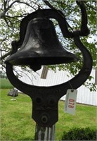 Primitive crystal metal cast iron #2 Farm bell