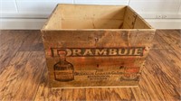 WOOD Drambuie Liquer Co.Advertising Box