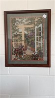 Framed Tapestry Art