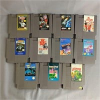 Nintendo NES Lot of 11 Games - UNTESTED