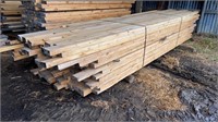 Lift of 2x4 Planed Pine Lumber