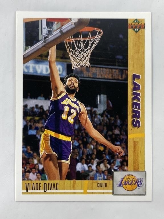 2nd Year Card 1991 UD HOF Vlade Divac