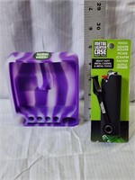 Silicone Ashtray and Lighter Holder