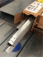 Metal J trim, 5/8”, 10 feet long, galv