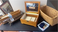 Wicker Baskets, Jewelry Box