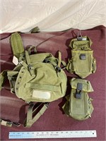 Group of military bags