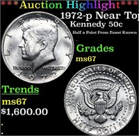 ***Auction Highlight*** 1972-p Kennedy Half Dollar