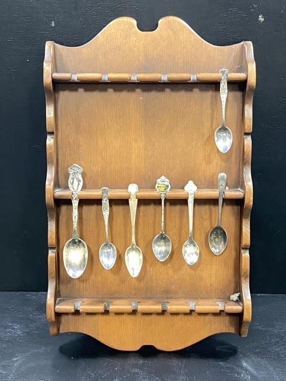 Vintage Spoon Display Rack
