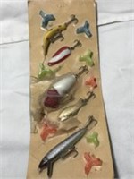 Vintage Fishing Lure Set - Early 1970s