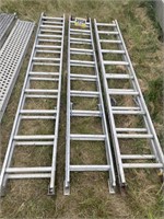 16' Aluminum Extension Ladder-Bundle of 3