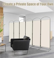 Retail$180 6 Panels Folding Privacy Screen 6 Ft