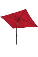 NEW $120 (6.5x10ft) Rectangular Patio Umbrella