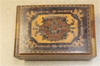 Vintage Inlaid Music Box