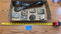 Belt buckles : Gomaco ,Transtar Eagle, Hitachi,