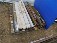 Qty of 2"x4" tubing & other misc iron
