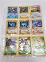 Assorted First Edition Pokemon Cards