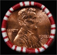 CRAZY Penny Wheel Buy THIS 1982-p solid Red BU Lin