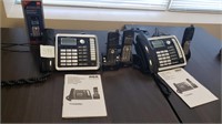 2 RCA Visys Phones & 3 Hand Sets