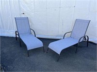(2) Patio Chaise Lounges