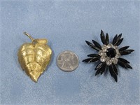 Two Vtg Broaches