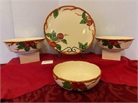 Franciscan Ware ‘Apple’ Serving Dishes USA