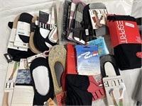 Large lot of new heel socks, tights, trouser