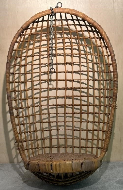 Vintage Bamboo Hanging Chair