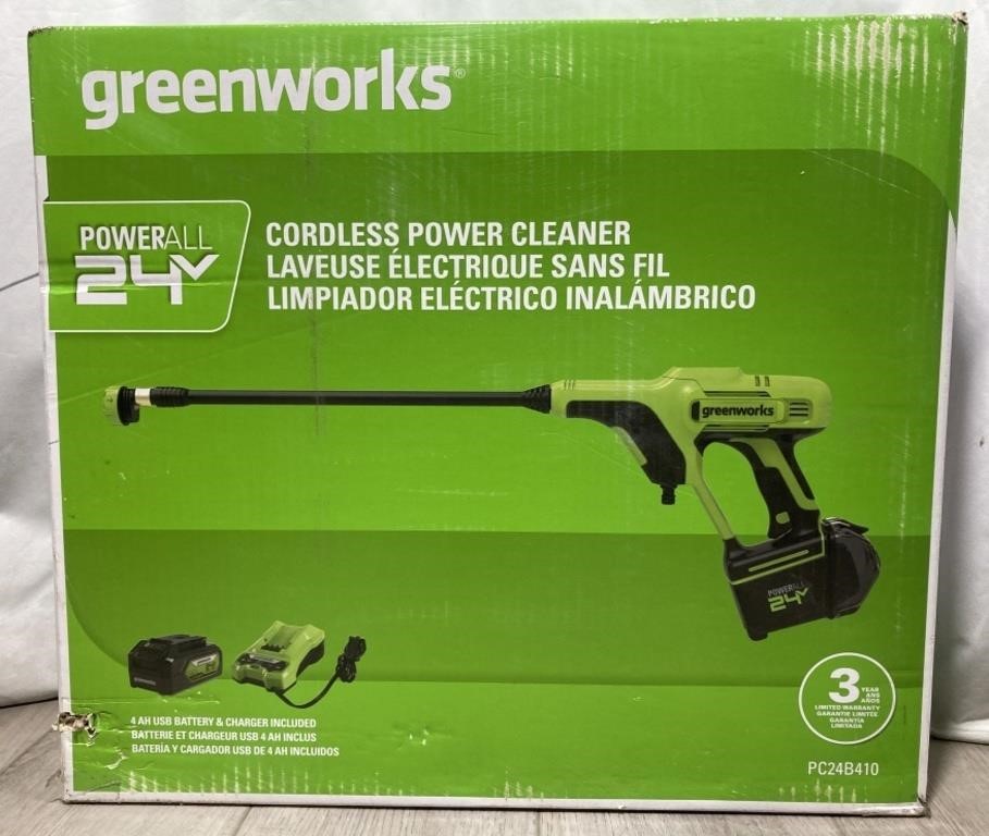 Greenwork Cordless Power Cleaner