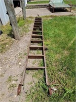 Early 11 ft trolly ladder