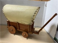 Vintage 1970’s Tv Lamp (covered Wagon) With