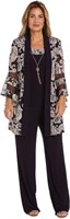 (N) R&M Richards Womens Classic Women's Pants Suit