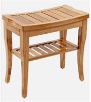 Sogespower Bamboo Shower Bench Bathroom Spa Bench